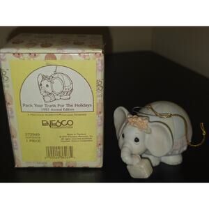 Precious Moments Pack Your Trunk For The Holidays 1997 Ornament Enesco 272949